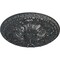 Ekena Millwork Amelia Ceiling Medallion (Fits Canopies up to 2 3/8"), Hand-Painted Pewter, 19 5/8"OD x 3/4"P CM20AMPES - alternate 5